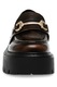 Steve Madden, Мокасини от еко кожа със захабен ефект, Тъмнокафяв