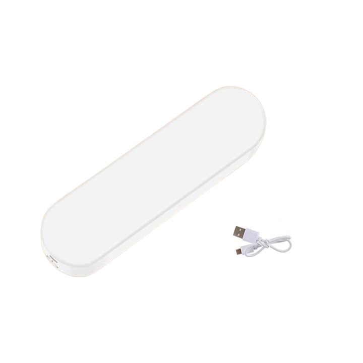 Нощна лампа със сензор за движение, 4000 mah батерия с USB-C презареждане, жълта светлина, 140 mm