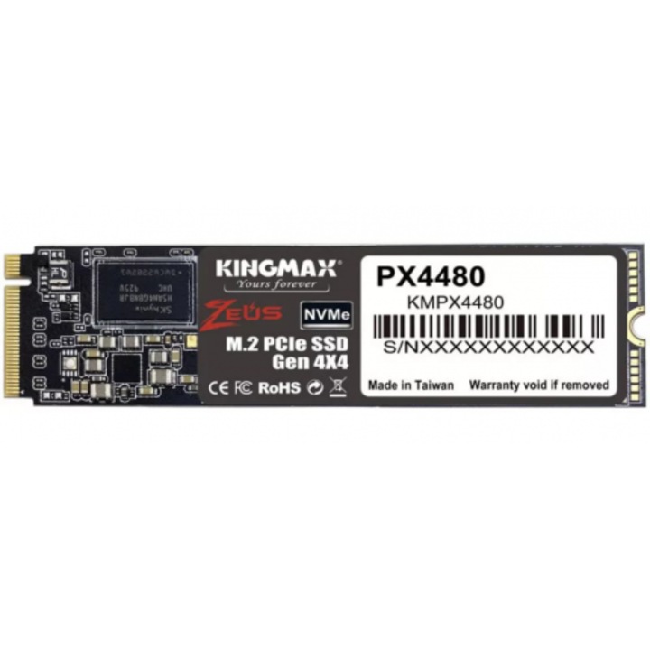 SSD 1TB Kingmax M.2 NVMe PX4480 PCIe 4.0 x4