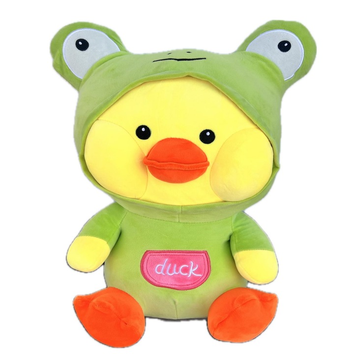 Jucarie plus, Ratusca cu gluga, Multicolor, 50 cm