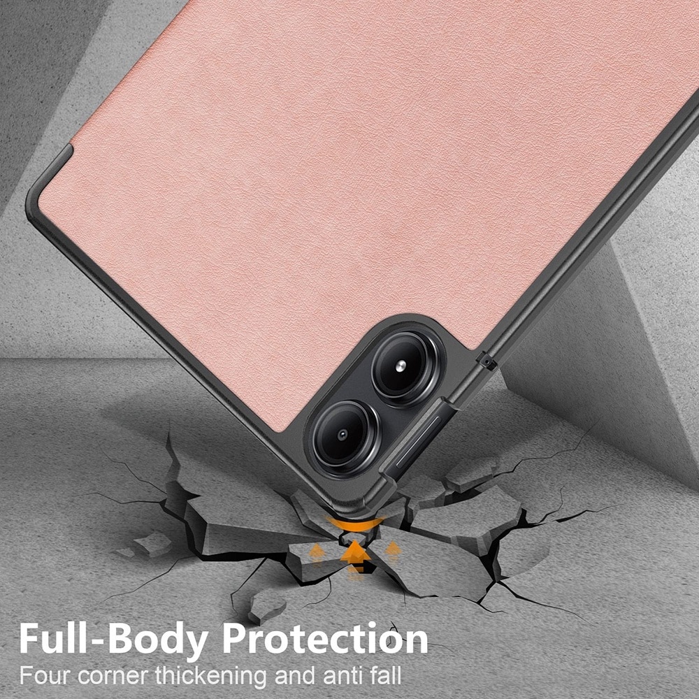 Husa Xiaomi Redmi Pad PRO 12.1 inch UltraSlim de tip stand functie sleep/wake-up rose gold