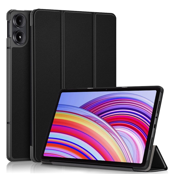 Husa Protectie Compatibila cu Xiaomi Redmi Pad Pro / Redmi Pad Pro 5G / Poco Pad, TIM, Black