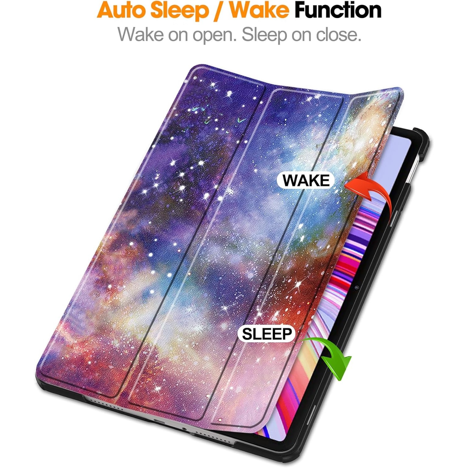 Husa Xiaomi Redmi Pad PRO 12.1 inch UltraSlim de tip stand functie sleep/wake-up galaxy
