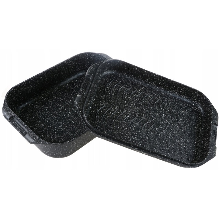 Set 2 vase gatit, ZILNER, ergonomic, negru