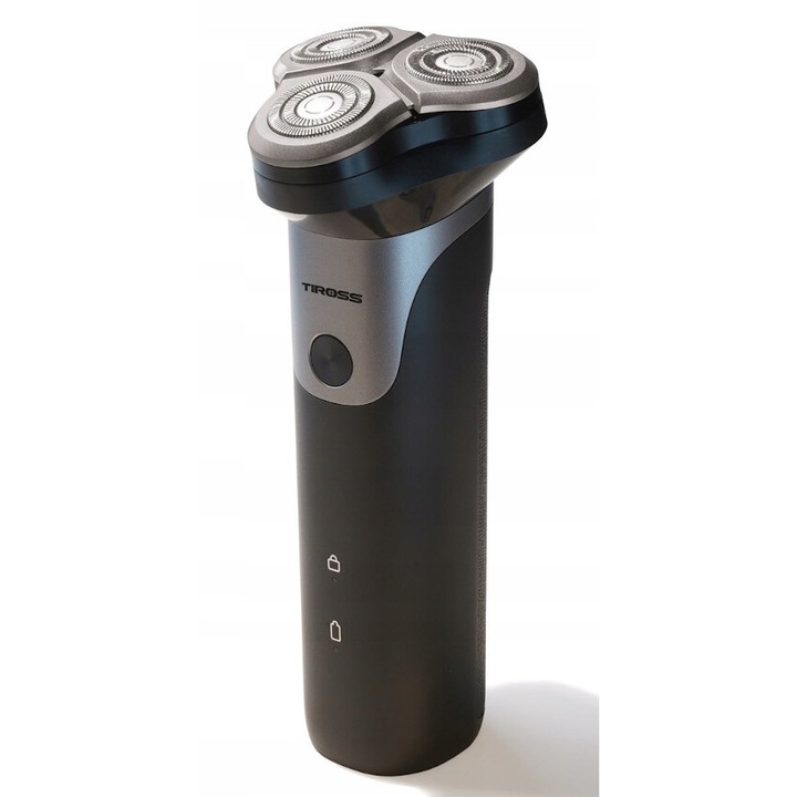 Aparat de tuns TIROSS, set accesorii, baterie 600mAh, rezistent la apa IPX7