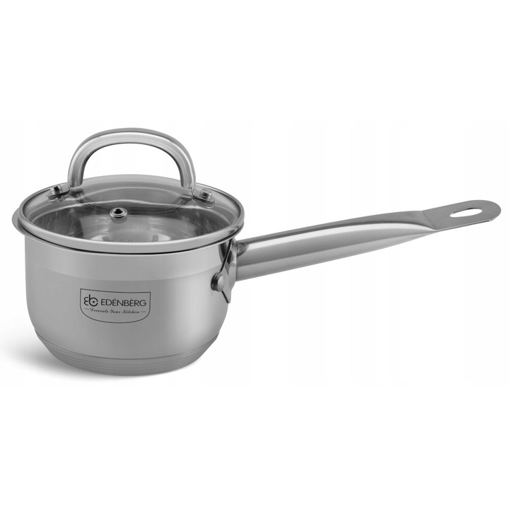 Cratita cu capac Edenberg, 5 straturi termice, capacitate 0,8l, 12cm