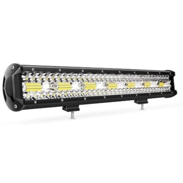 Proiector LED bar auto, ATV, offroad, 420W, 12-24V, 140 LED-uri, 54.5 x 6.5 x 7.5 cm, negru, Dactylion®