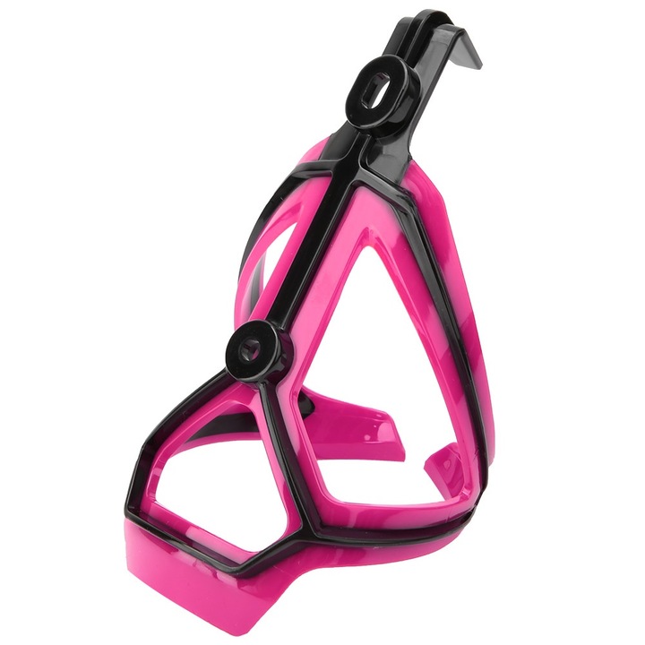 Държач за бутилка за вода за велосипед, розов, двуцветен дизайн, аксесоари за колоездене