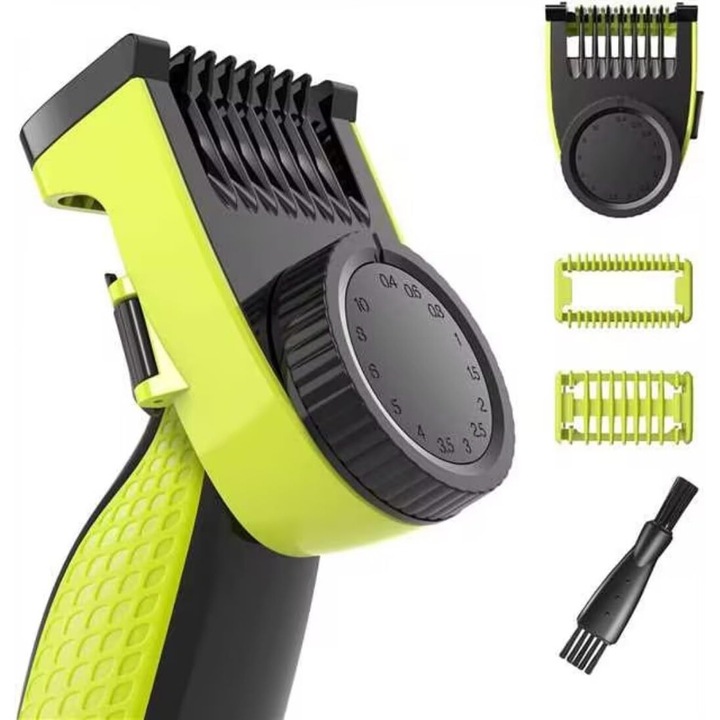 Водещ гребен LYCENXI за Philips OneBlade, регулируеми 14 дължини, 0,4-10 мм, PC/TPU материал
