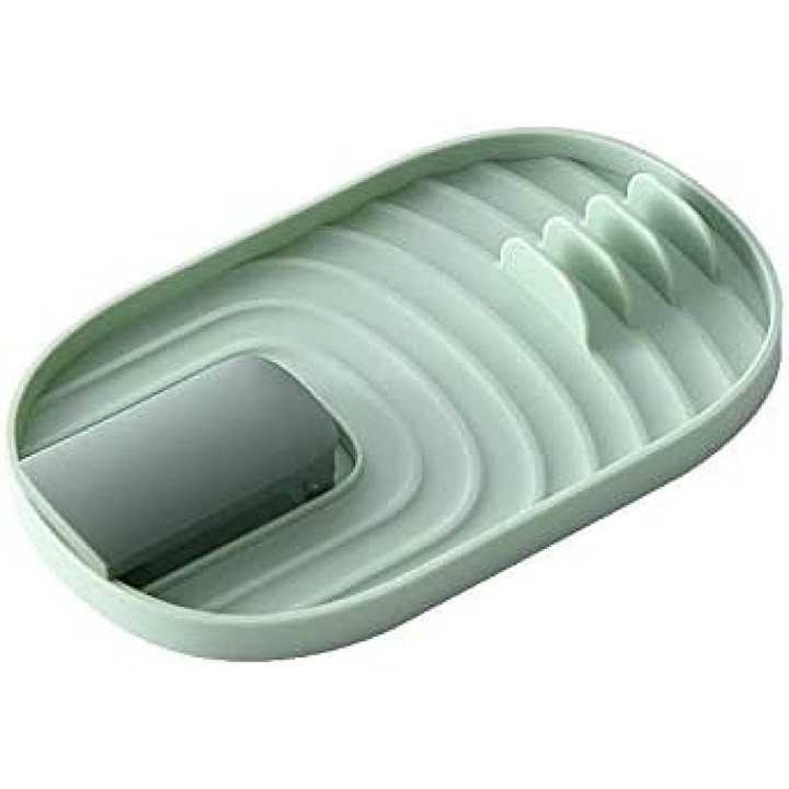 Suport vase, QttvbTna, verde, 11.5x18x2.2cm