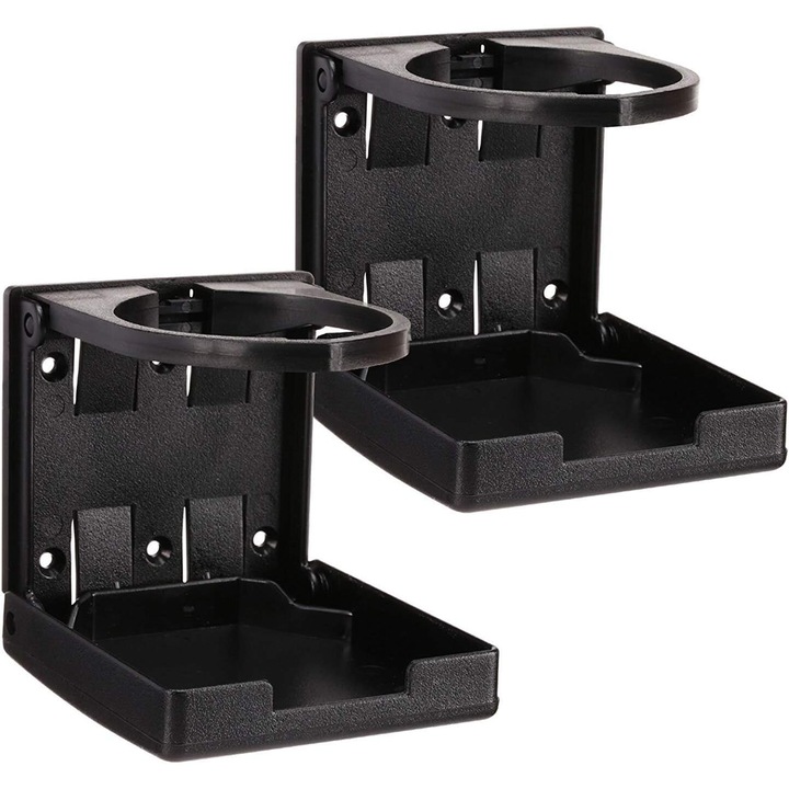 Enforose állítható autós tartók, összecsukható kialakítás, ABS anyag, palackokhoz, dobozokhoz, talpméret < 75 mm, vízálló