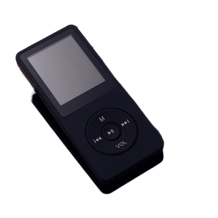 MP3 lejátszó, 8 GB, 1,8 hüvelykes, 60 óra, fekete