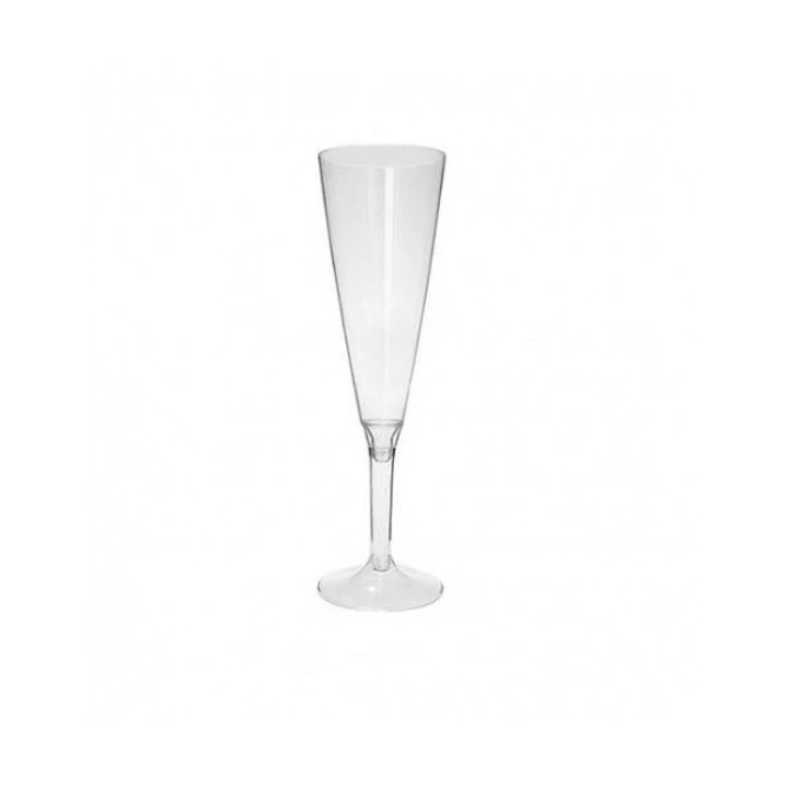 Pahare din plastic pentru sampanie, 10 buc/set