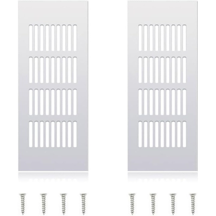 Capac grilaj cu fante AMRINUGL aluminiu rezistent la coroziune 2 buc 30x15cm
