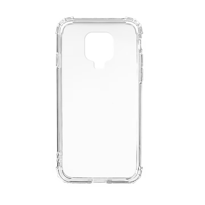 Mat-Tech védőtok kompatibilis a Xiaomi Redmi Note 9S / Redmi Note 9 Pro / Note 9 Pro Max készülékekkel, ütésálló sarkok, precíz kivágások, ütésállóság, megemelt élek a képernyő védelméért, átlátszó