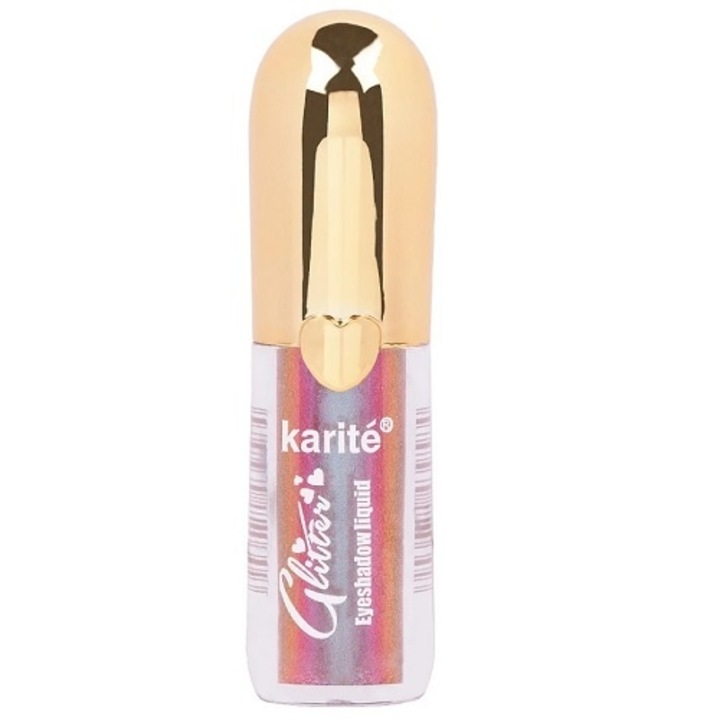 Folyékony szemhéjpúder Glitterrel, Karite, Glitterrel, 06, 4 g