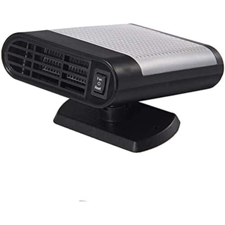 Incalzitor auto portabil BGHYHYHI, 2 in 1, incalzire si racire rapida, negru si gri, 12V 150W