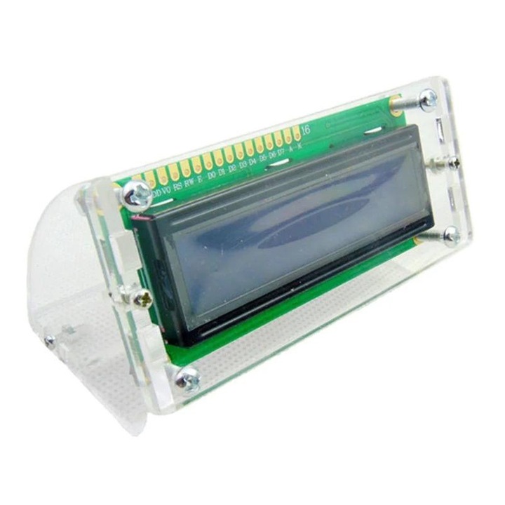 Carcasa acril pentru display LCD 1602, 16x2 I2C Arduino