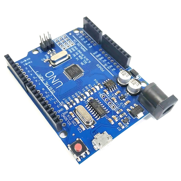 ΠΠ»Π°ΡΠΊΠ° Π·Π° ΡΠ°Π·ΡΠ°Π±ΠΎΡΠΊΠ° Arduino UNO R3 MEGA328P, CH340G