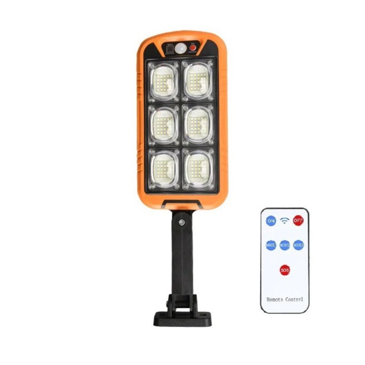Лампа с LED, соларна, ZB150A, сензор за движение