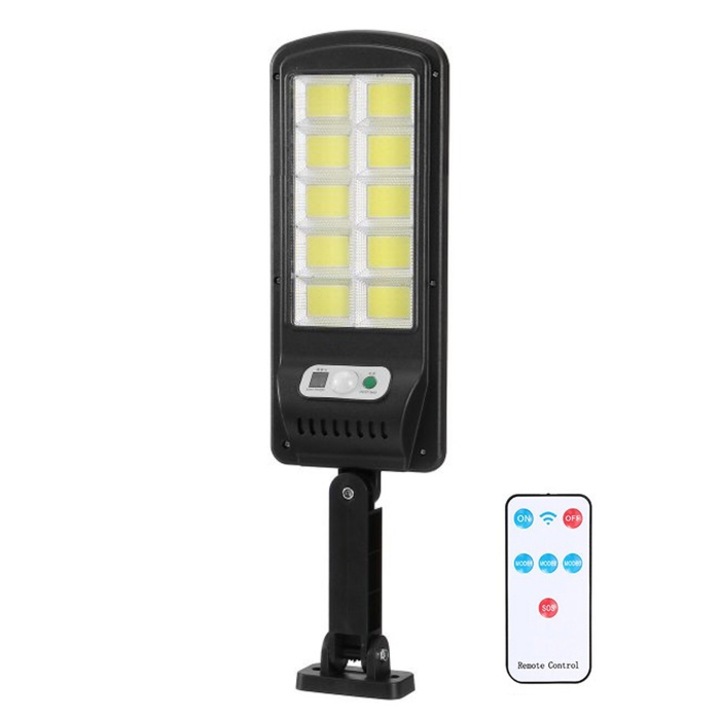 LED соларна лампа, дистанционно управление, 100W
