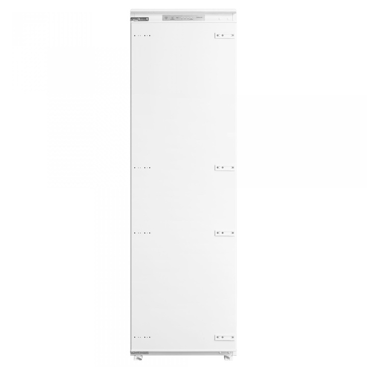 Congelator Frigider incorporabil Samus SFCBI276NFE, 212 L, Full No Frost, Clasa energetica E, Super racire, 3 trepte de temperatura, 4 sertare + 4 rafturi sticla Alb