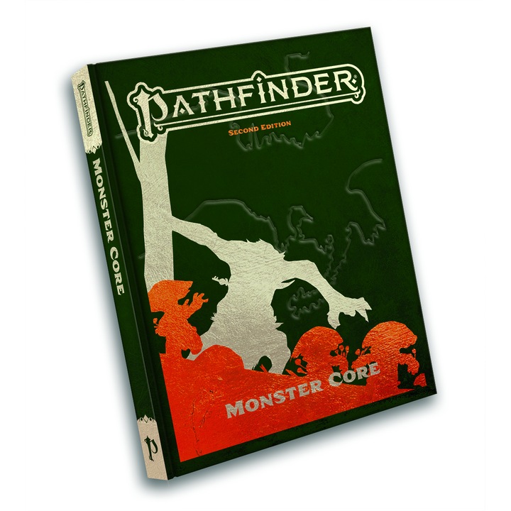 Podrecznik Pathfinder Monster Core Editie Speciala, Jocuri RPG, Coperta Faux Piele, Marcaj Metalic, 376 pagini, 2023