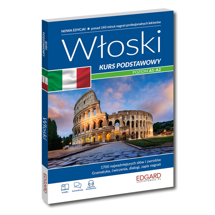 Wloski. Kurs podstawowy. Poziom A1-A2, Karolina Medini, Agata Boruta, Anna Wieczorek, 2024