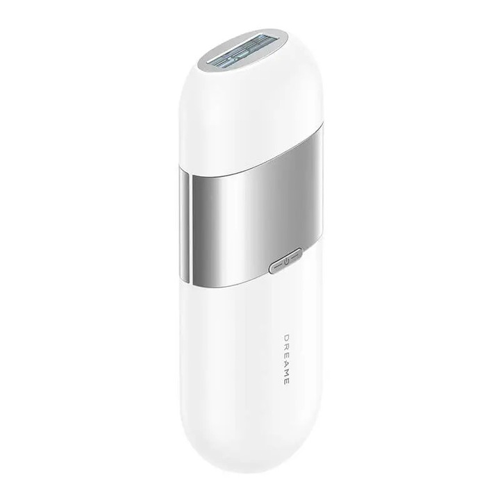 Epilator IPL Dreame D-1186, Tehnologie Sapphire A++, 8 Nivele de Putere, 500000 flash0uri, Alb, 175x64x39mm