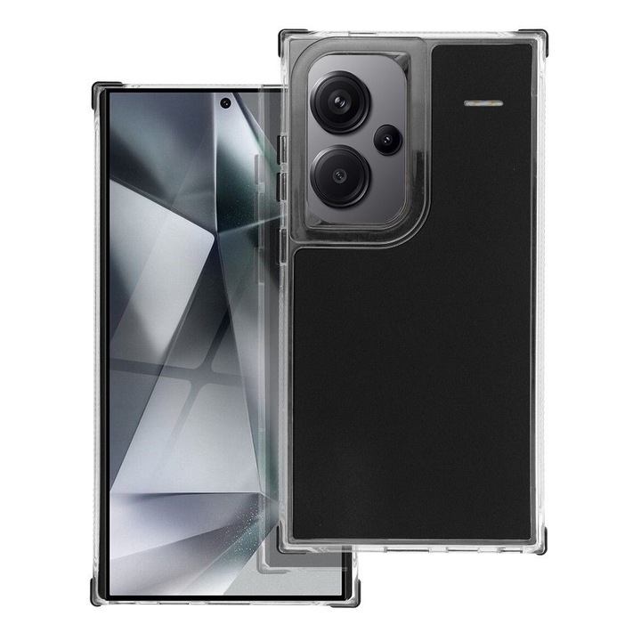Husa pentru Xiaomi Redmi Note 13 Pro Plus 5G DaDen® Matrix, Antisoc, Pro Bumper, Negru