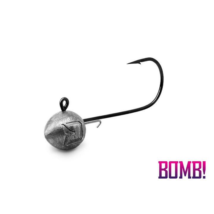 Fish-On-X джиг глава с Bomb spine 5 броя 5g кука размер 2/0
