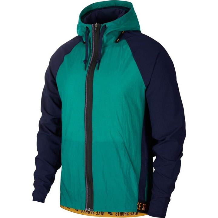 Jacheta barbati, Nike, Poliester, Albastru, L