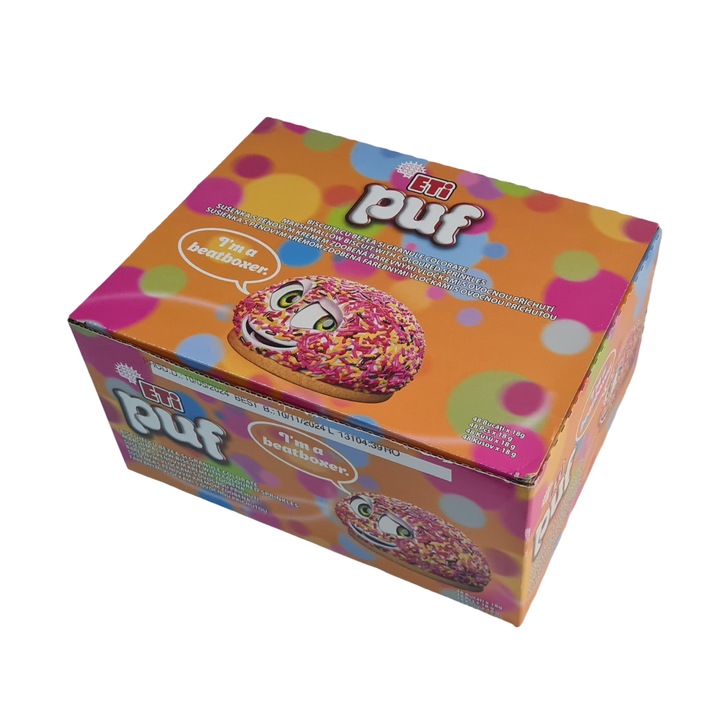 Eti Puf - Gyümölcsízű sütemény, 48 db x 18 gr