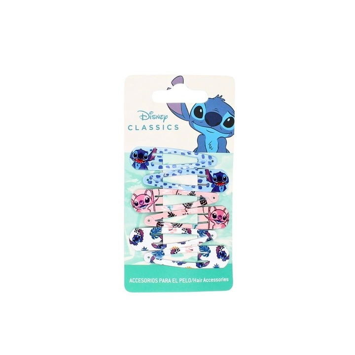 6 db-os hajkiegészítő készlet, Cerda, Stitch 1 modell