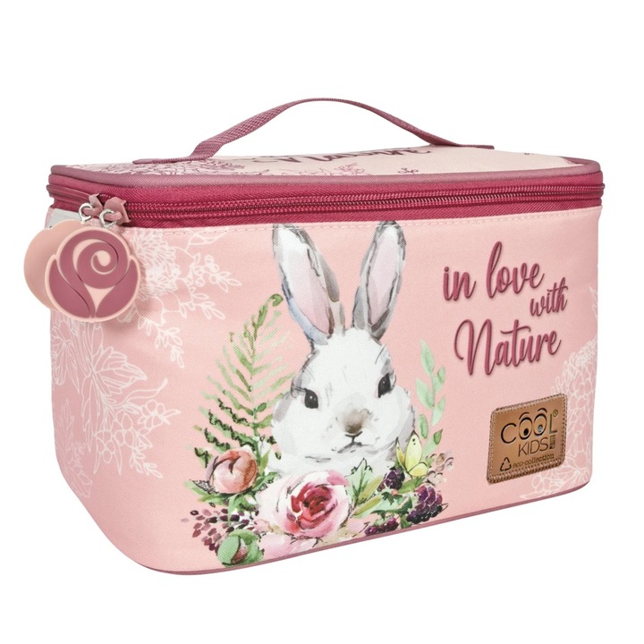 Термо чанта за обяд, Perletti, 15x15x23 см, модел Bunny, колекция Cool Kids