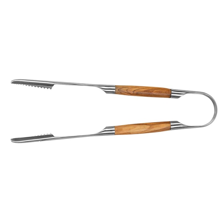 Cleste pentru gratar, Forged, Otel inoxidabil, Bej