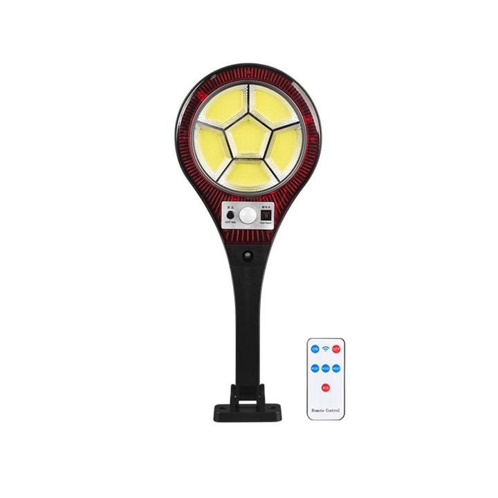 LED соларна лампа 8023B, 158 COB, дистанционно управление, 20W
