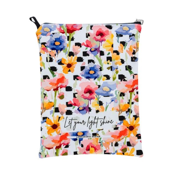 Husa pentru carte, cu 2 fete, impermeabila – “Spring blossom”, 25x19 cm, L INTL