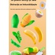 Set de joaca pentru fructe si legume, 36 piese, Bucatarie pentru copii, role-play, Fantasy, 3 ani+, taierea legumelor, multicolor, 23x13x16cm