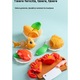 Set de joaca pentru fructe si legume, 36 piese, Bucatarie pentru copii, role-play, Fantasy, 3 ani+, taierea legumelor, multicolor, 23x13x16cm