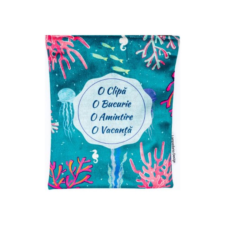 Husa Pentru Carte – “Oceanic”, 27x23 cm, XL INTL