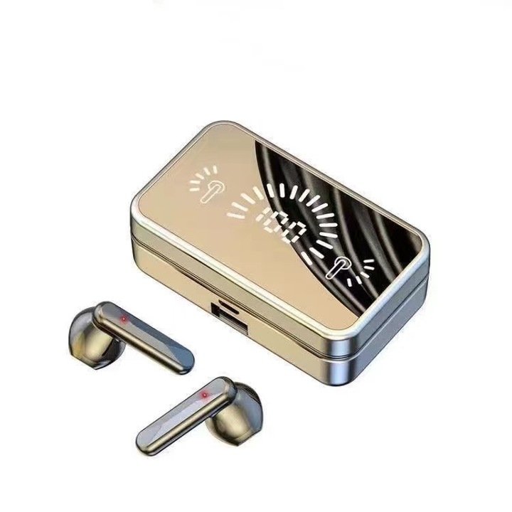 Безжични слушалки TWS S20, NFC, черни, 4-8 часа батерия