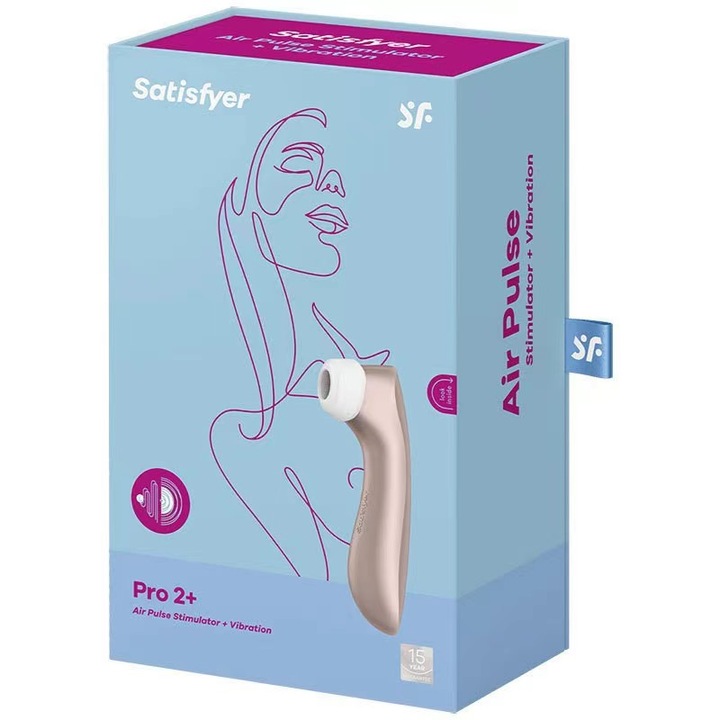 Vagina maszturbátor, 4,4 cm átmérőjű, Satisfyer pro2+