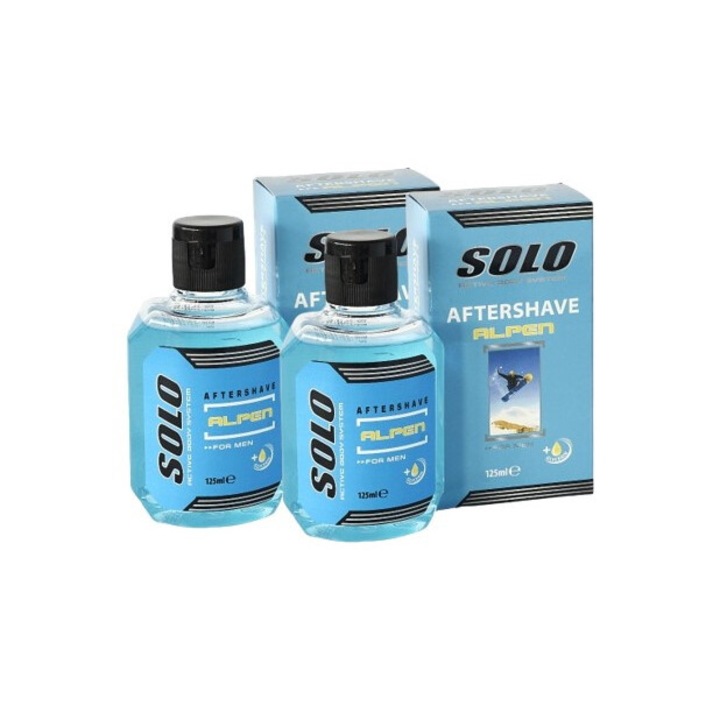 Комплект 2 X афтършейв Solo Alpen 125 мл