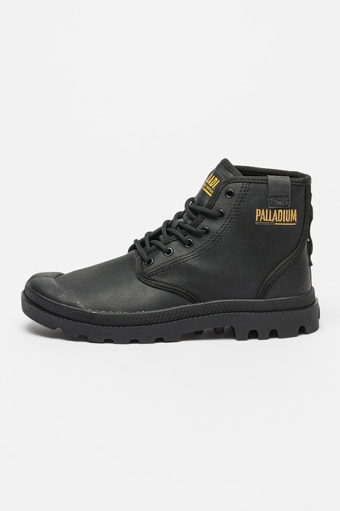 Palladium, Tenisi unisex de piele ecologica Pampa, Negru, 37