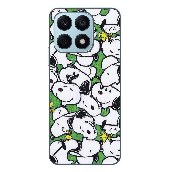 Husa compatibila cu Honor X8a Silicon Gel Tpu Model Snoopy Pattern