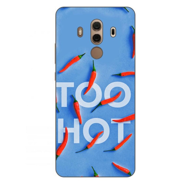 Калъф, съвместим с Huawei Mate 10 Pro Silicon Gel Tpu Модел Съобщение Too Hot