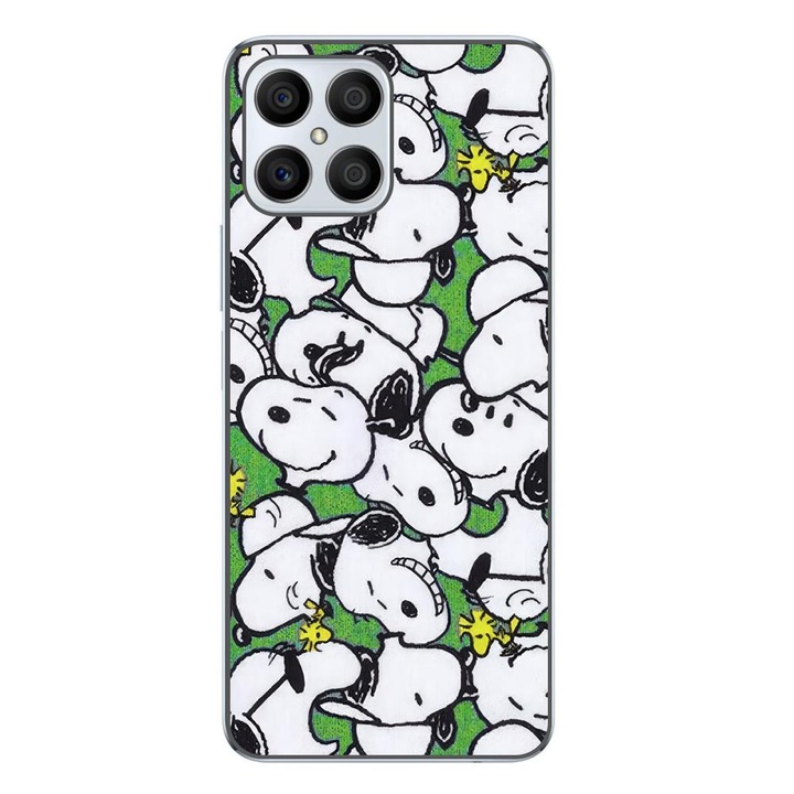 Husa compatibila cu Honor X8 Silicon Gel Tpu Model Snoopy Pattern