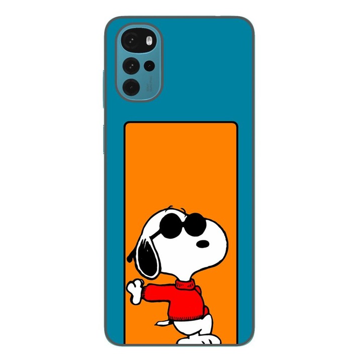 Husa compatibila cu Motorola Moto G22 Silicon Gel Tpu Model Snoopy