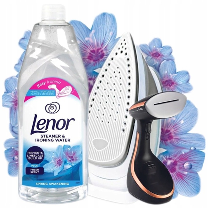 Apa parfumata pentru fierul de calcat, Lenor, Spring, 1L